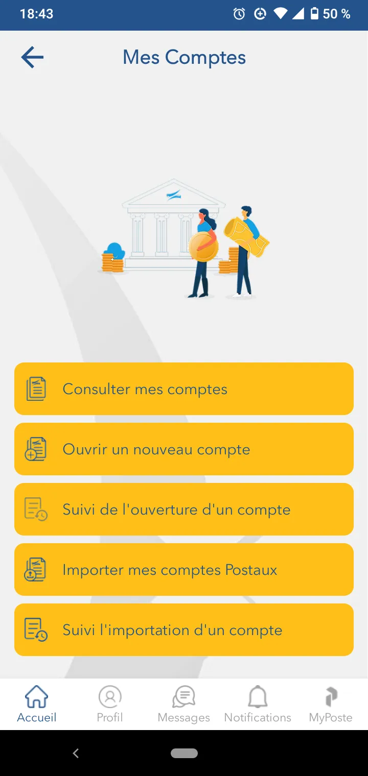 myPoste | Indus Appstore | Screenshot