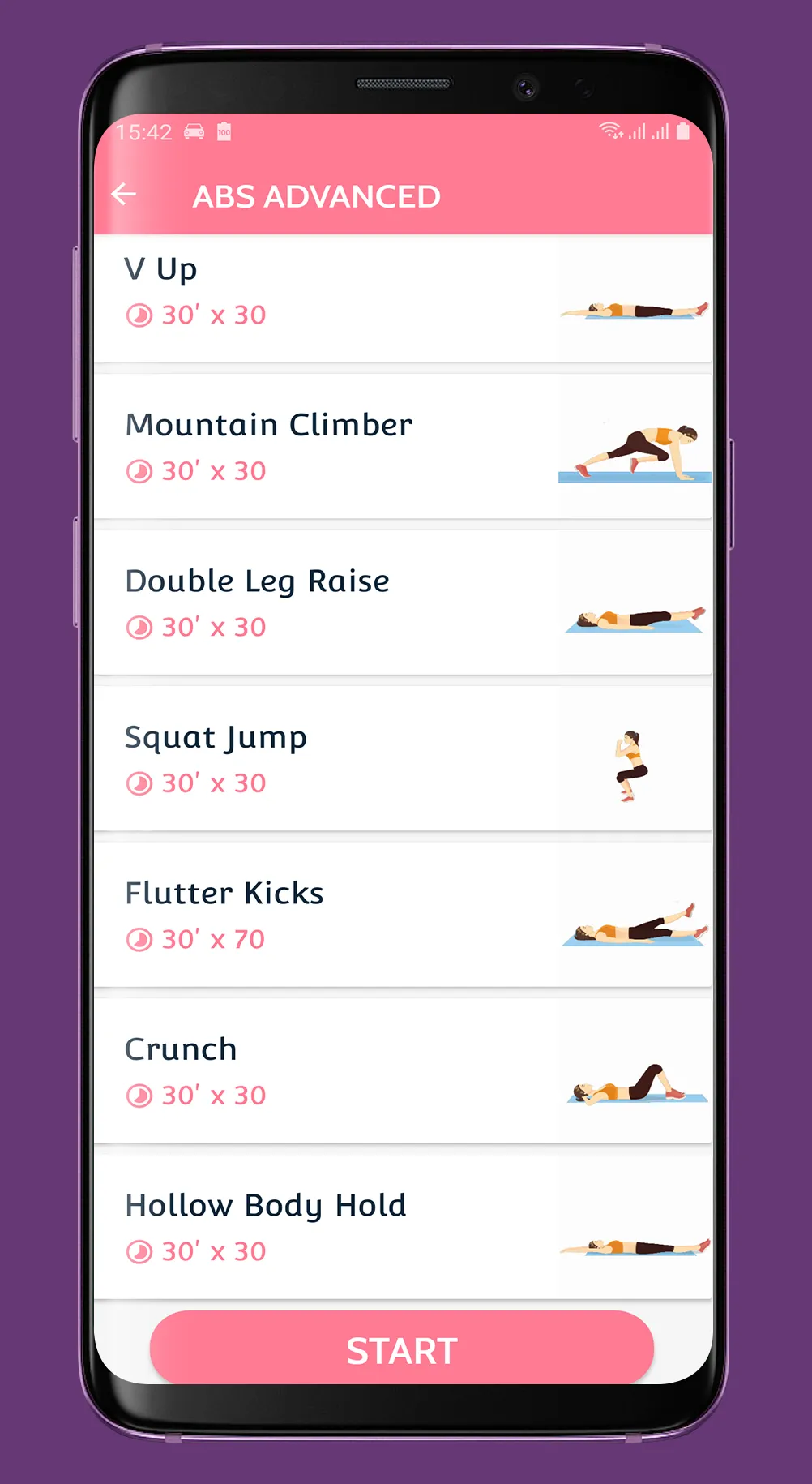 ABS Workout | Indus Appstore | Screenshot