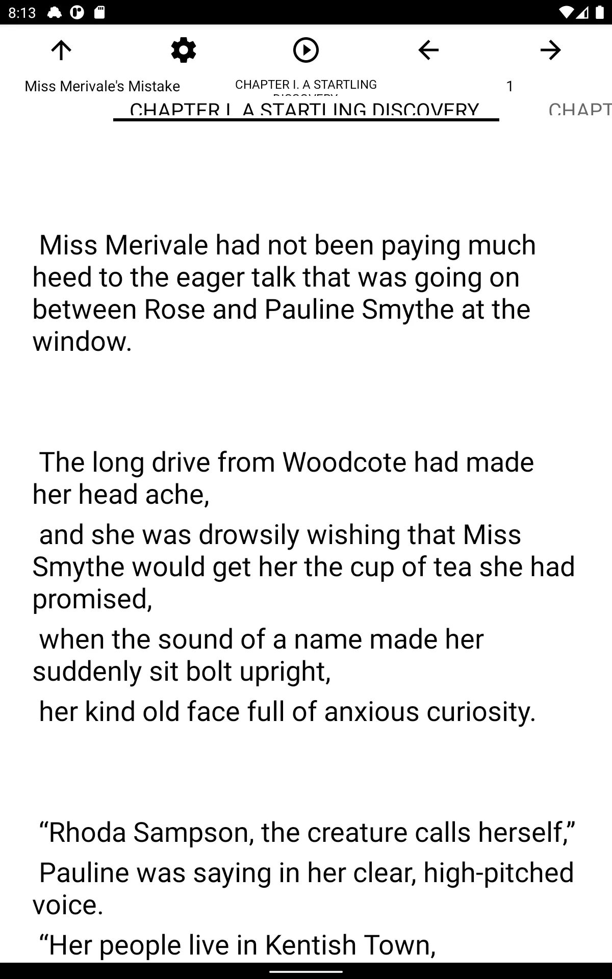 Book, Miss Merivale's Mistake | Indus Appstore | Screenshot