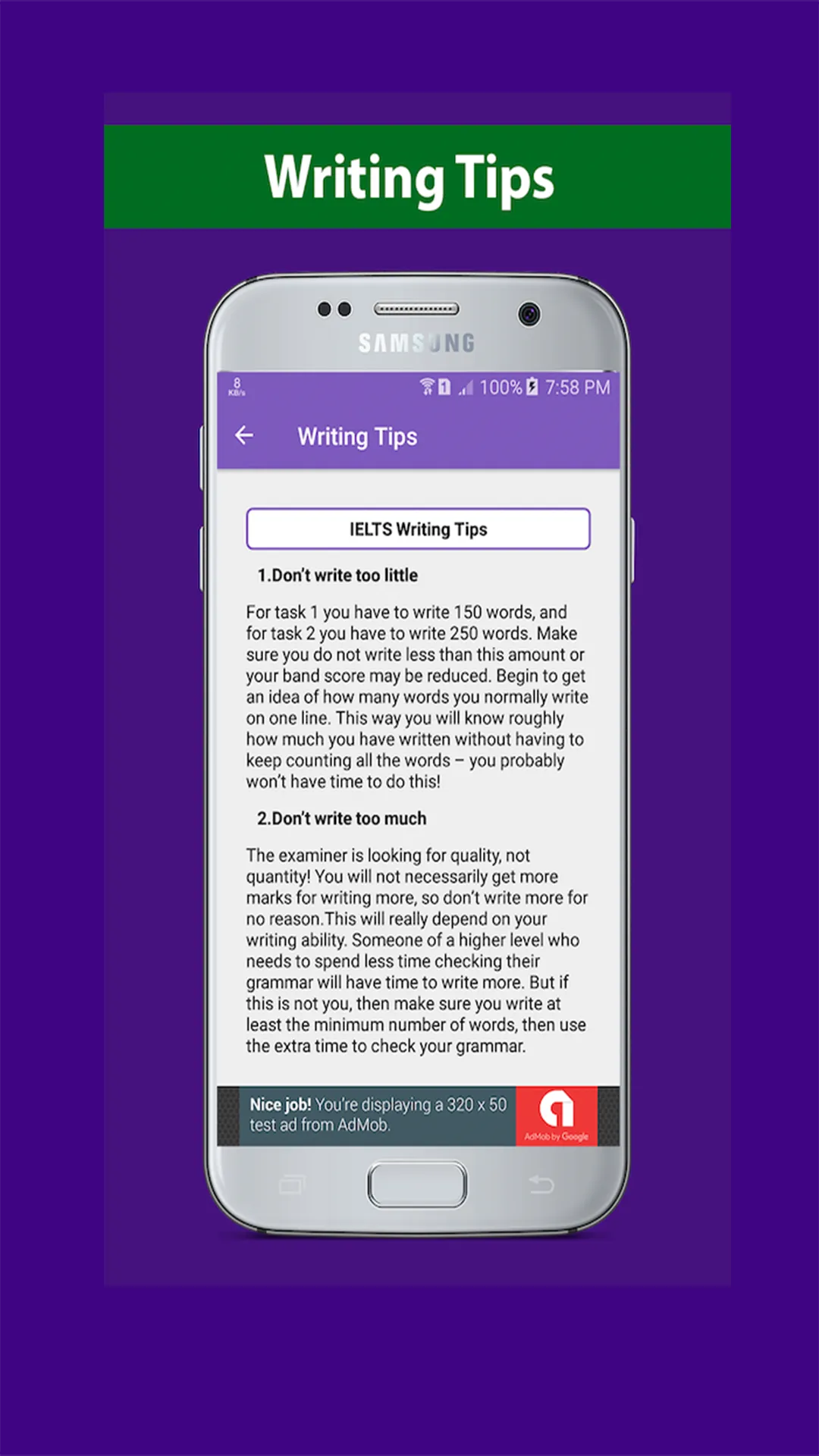 IELTS Writing App 2024 | Indus Appstore | Screenshot