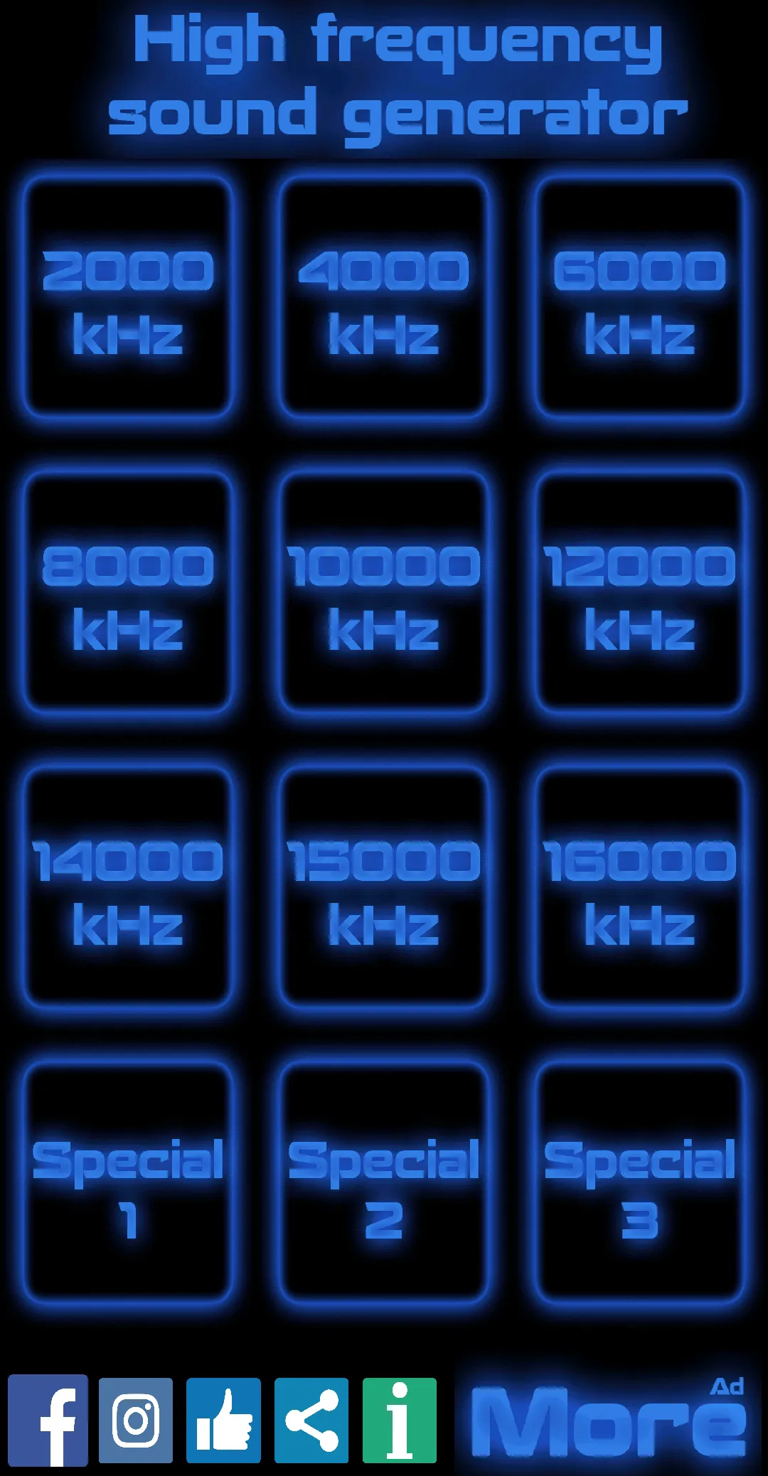 High frequency sound simulator | Indus Appstore | Screenshot