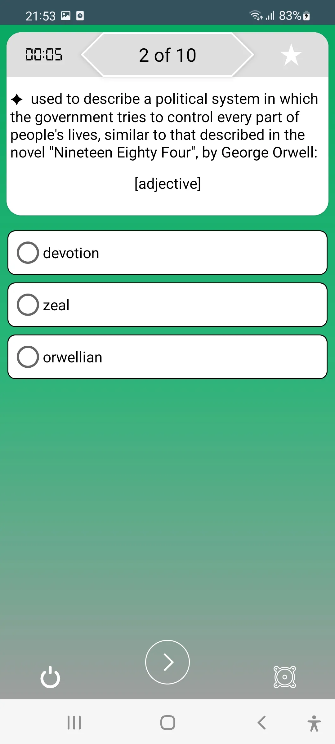 TOEFL Vocabulary | Indus Appstore | Screenshot