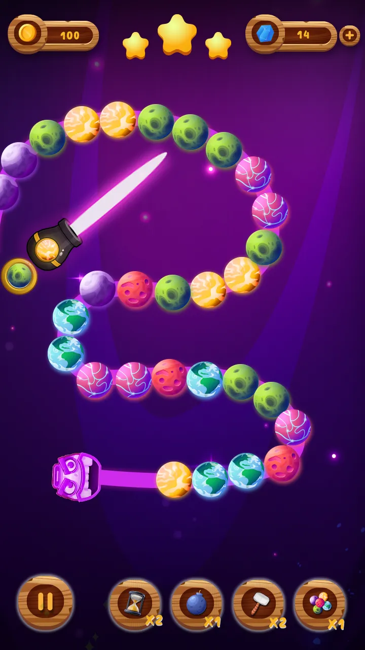 Space Color Ball Shooter | Indus Appstore | Screenshot