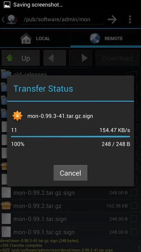FtpCafe FTP Client | Indus Appstore | Screenshot