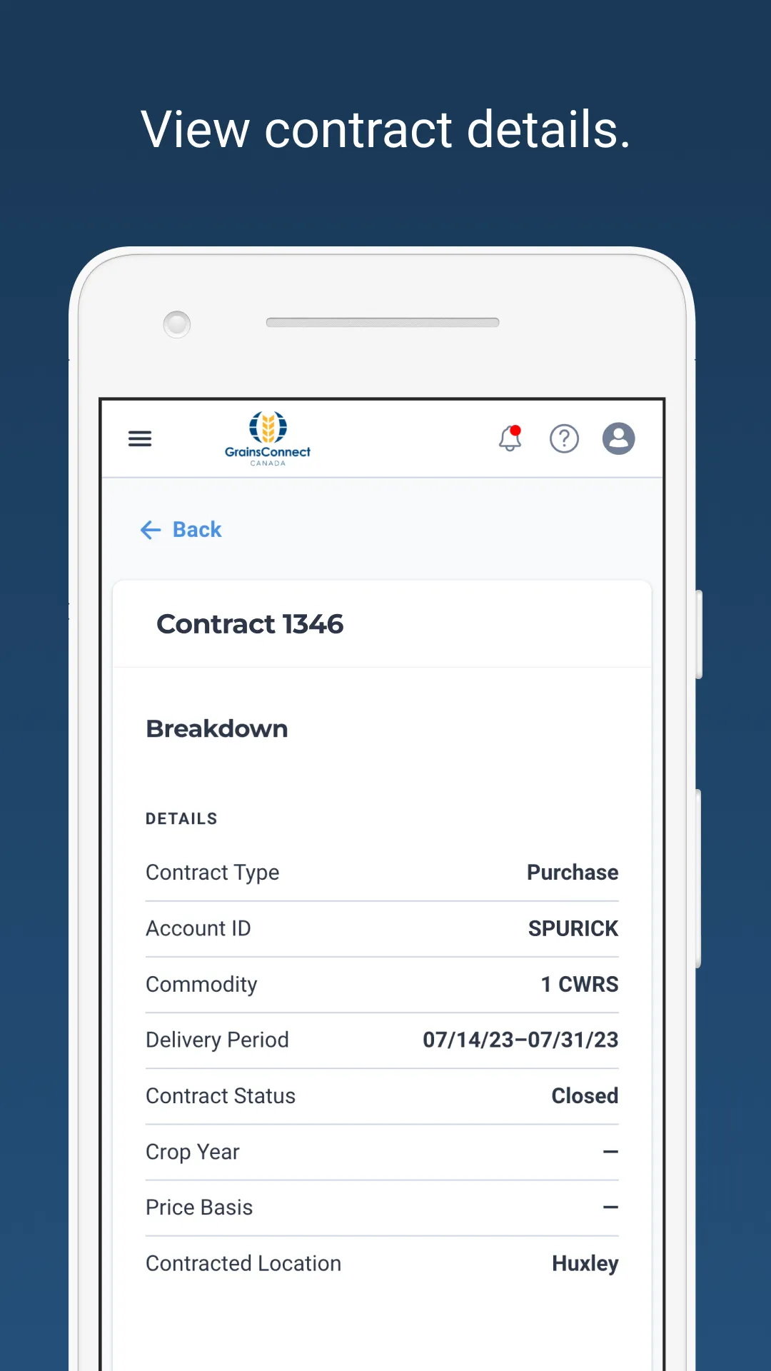 GrainsConnect | Indus Appstore | Screenshot