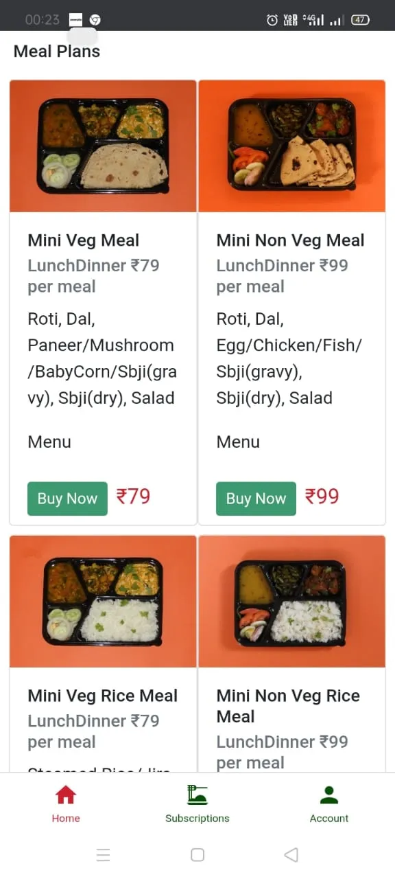 Tiffyy A Homely Tiffin Service | Indus Appstore | Screenshot