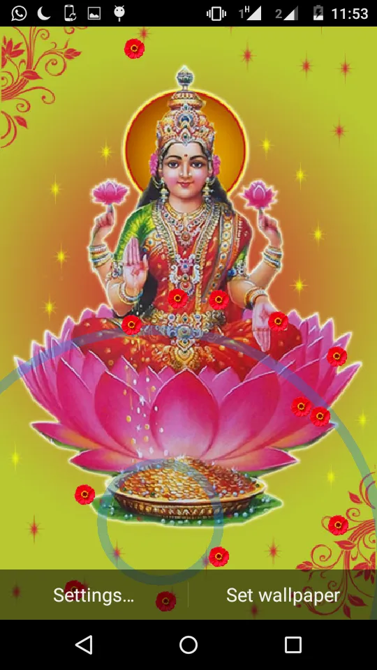 Lakshmi Mata Live Wallpaper | Indus Appstore | Screenshot