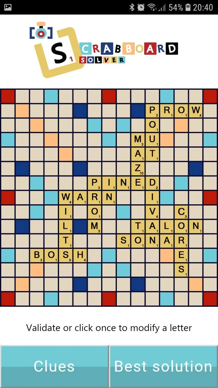 Scrabboard Solver | Indus Appstore | Screenshot