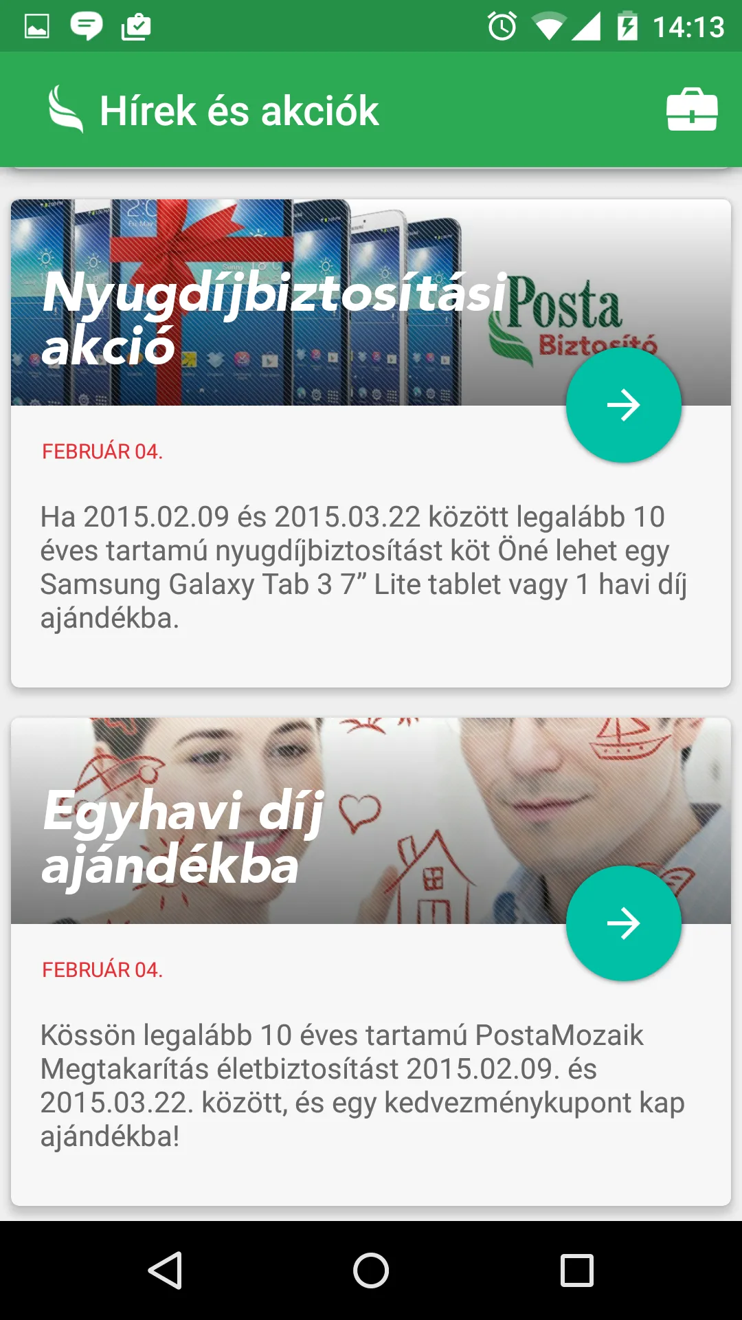 Posta Biztosító | Indus Appstore | Screenshot