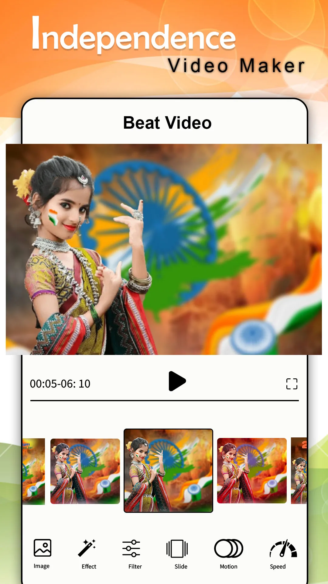 Independence Day Video Maker | Indus Appstore | Screenshot