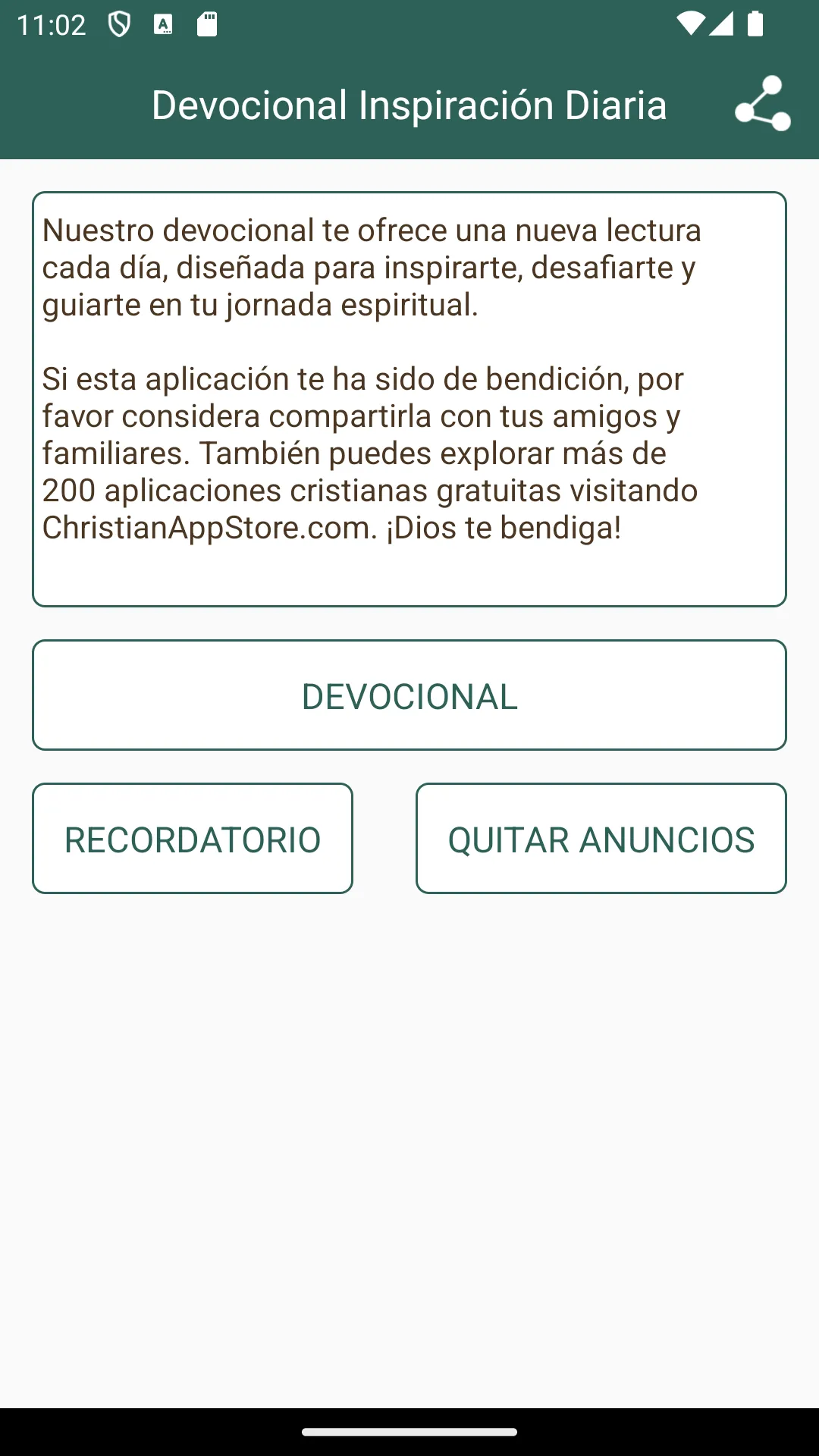 Devocional: Inspiración Diaria | Indus Appstore | Screenshot