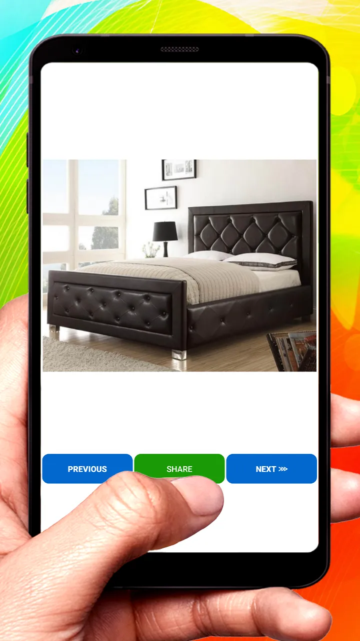 Wooden Designer Bed | Indus Appstore | Screenshot