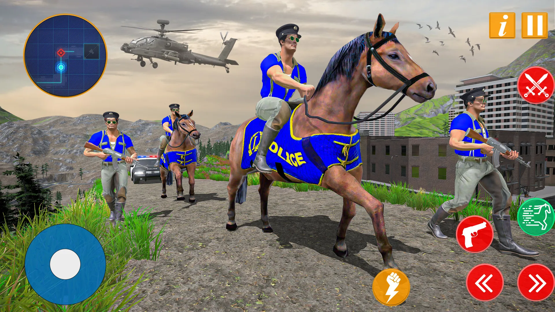 Thief Police Game Horse Chase | Indus Appstore | Screenshot
