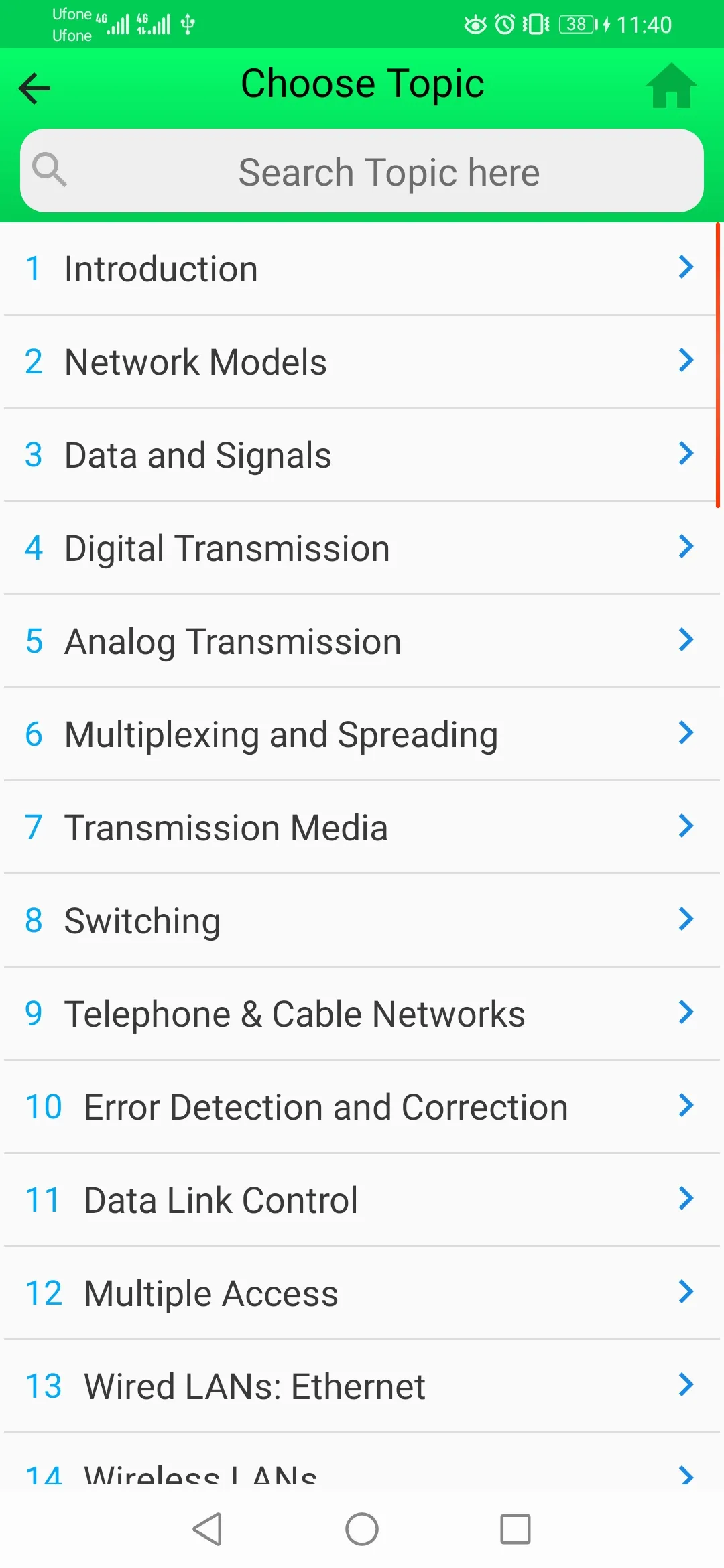 Networking MCQs Tests | Indus Appstore | Screenshot