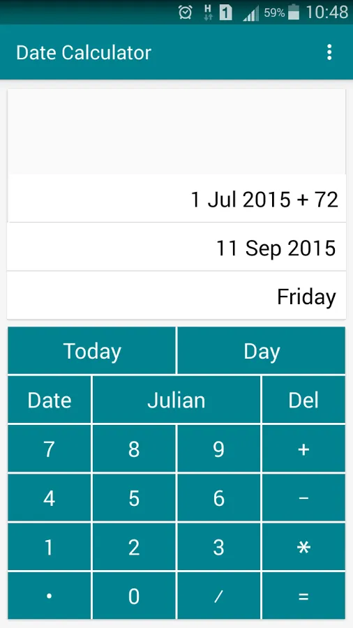 Date Calculator | Indus Appstore | Screenshot