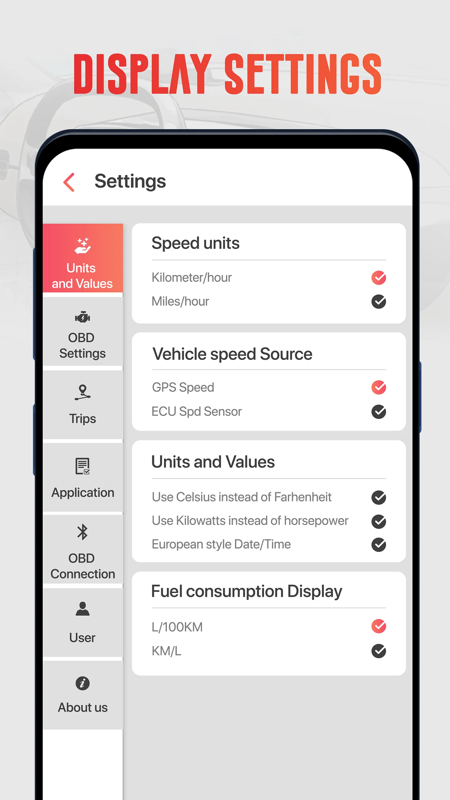 GPS Speedometer OBD2 Dashboard | Indus Appstore | Screenshot