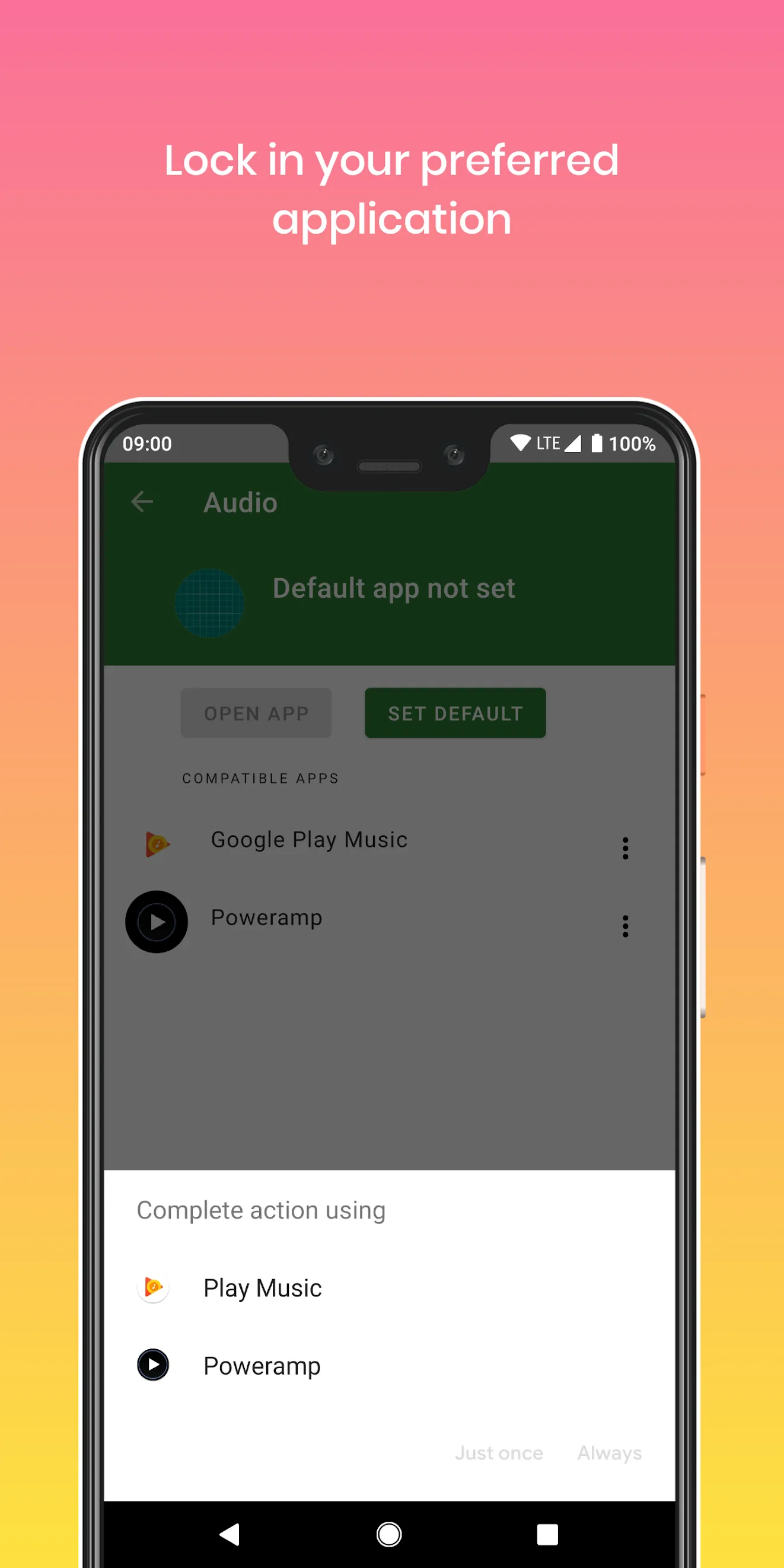 Default App Manager | Indus Appstore | Screenshot