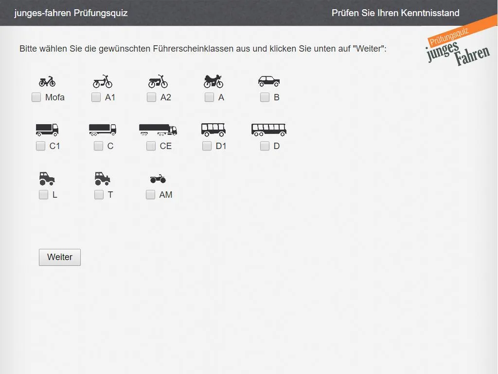 Prüfungsquiz junges-fahren | Indus Appstore | Screenshot