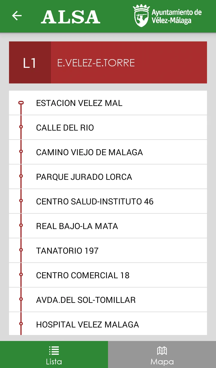 Autobuses Vélez-Málaga | Indus Appstore | Screenshot