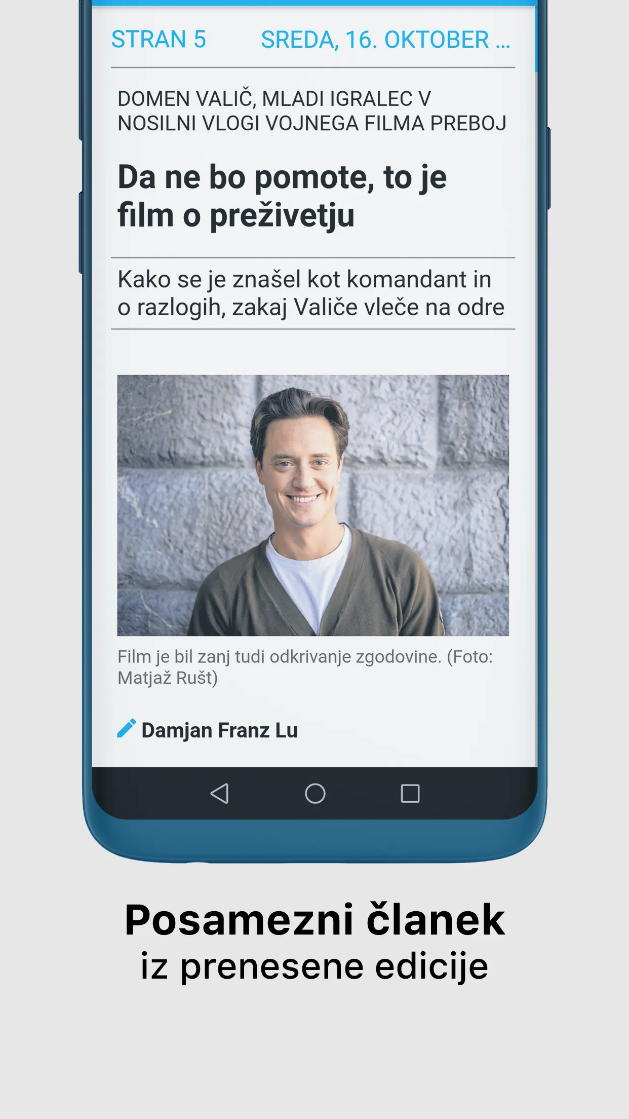 Nedeljski dnevnik: V krogu dru | Indus Appstore | Screenshot