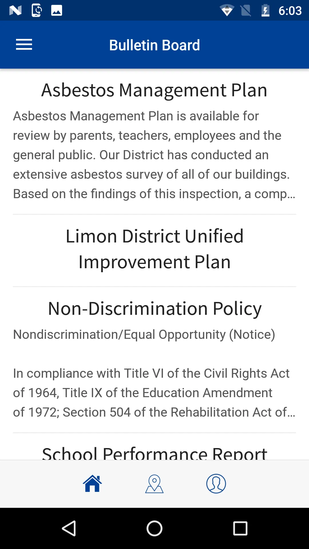 Limon School District RE-4J | Indus Appstore | Screenshot