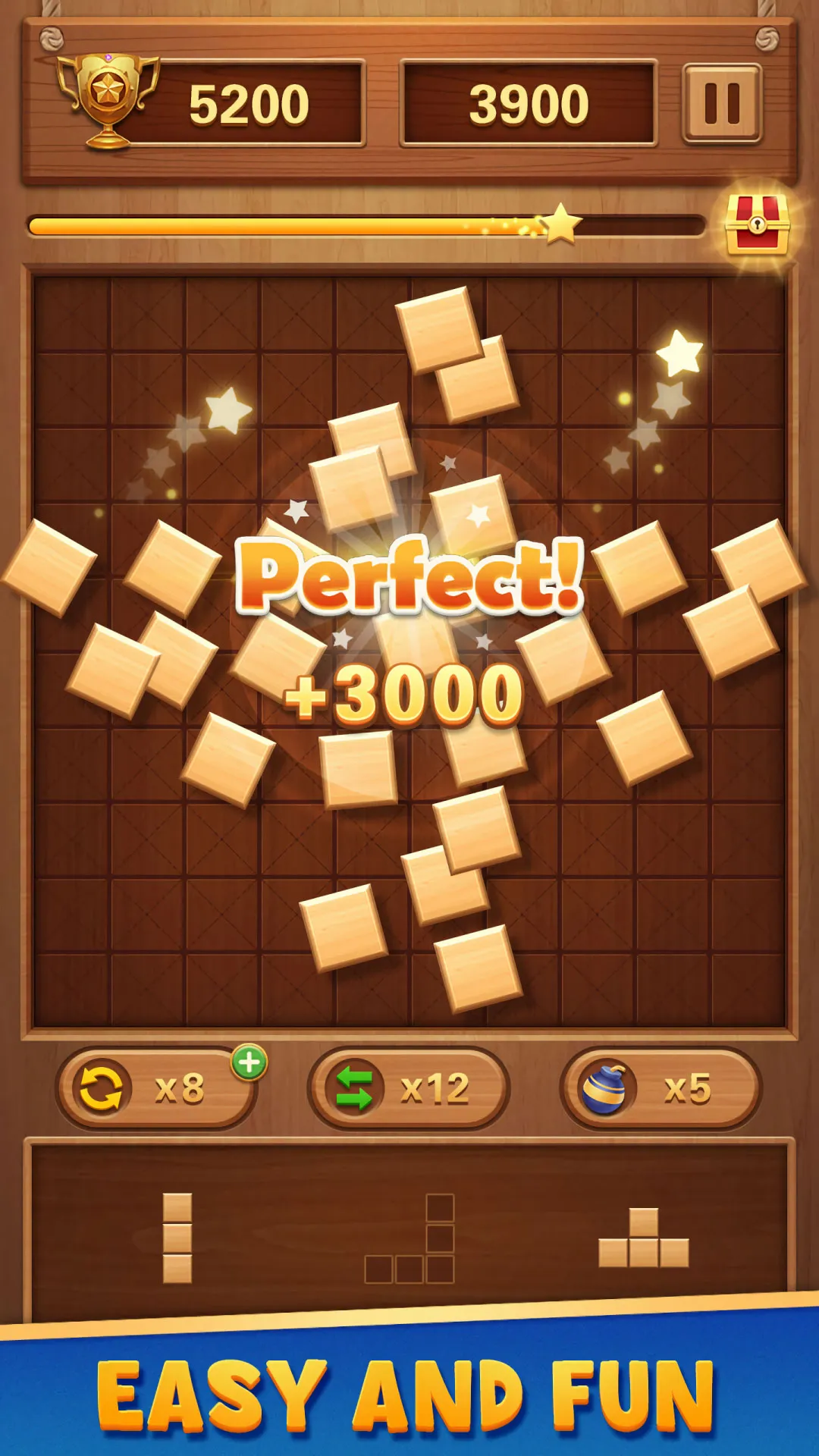 Block Puzzle Wood Blast | Indus Appstore | Screenshot