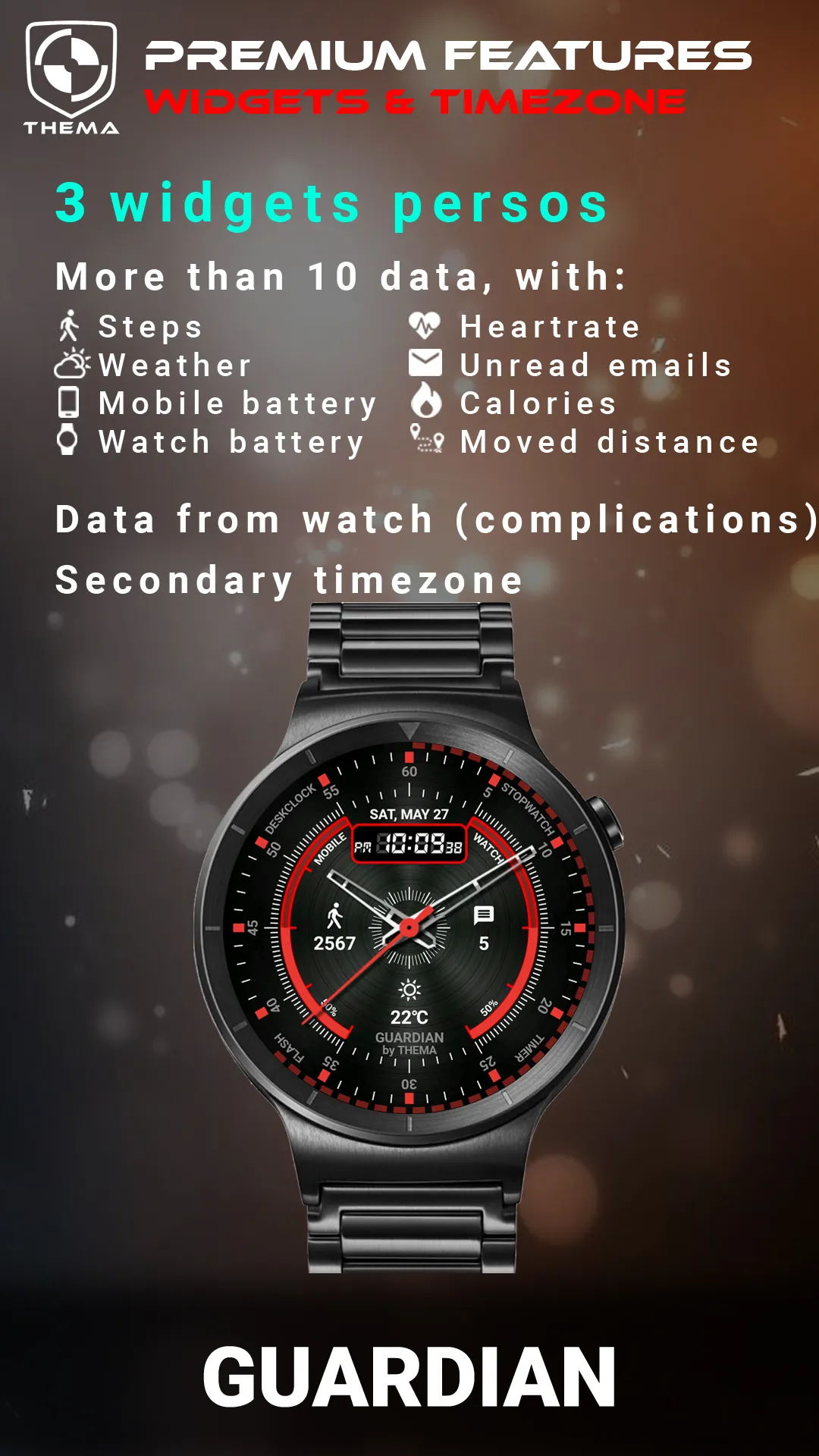 Guardian Watch Face | Indus Appstore | Screenshot