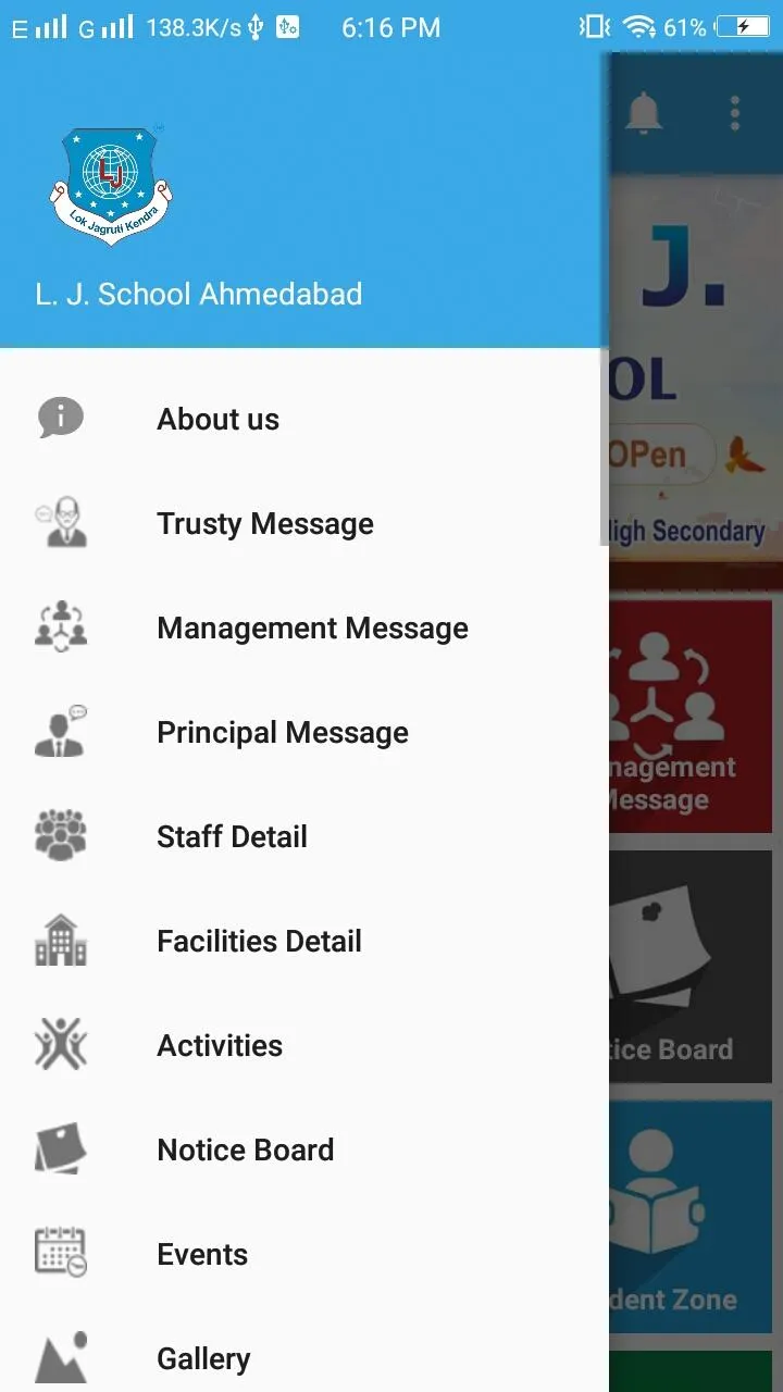 L. J. School Ahmedabad | Indus Appstore | Screenshot