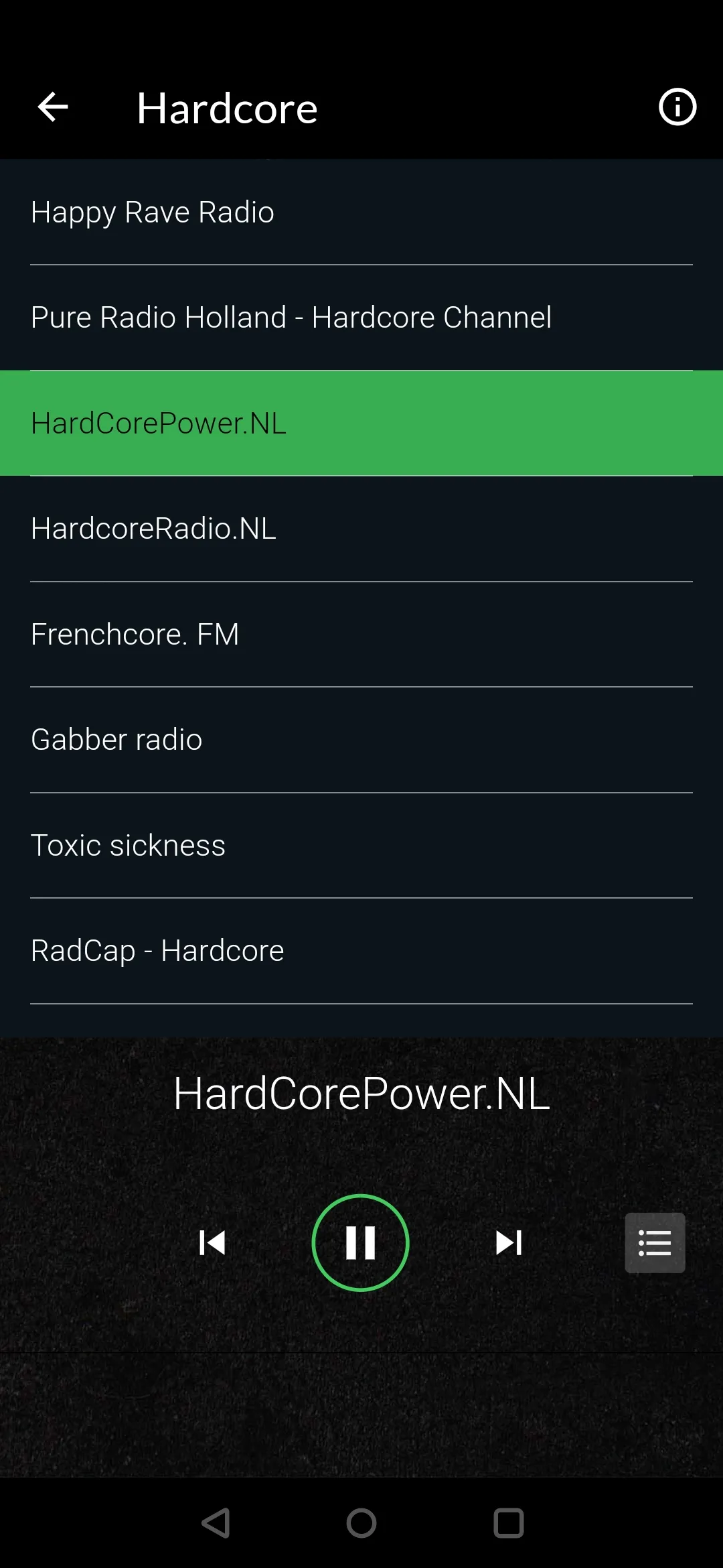 Harder Radios | Indus Appstore | Screenshot