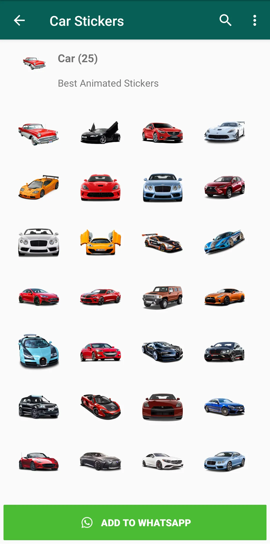 Car Stickers for WhatsApp | Indus Appstore | Screenshot