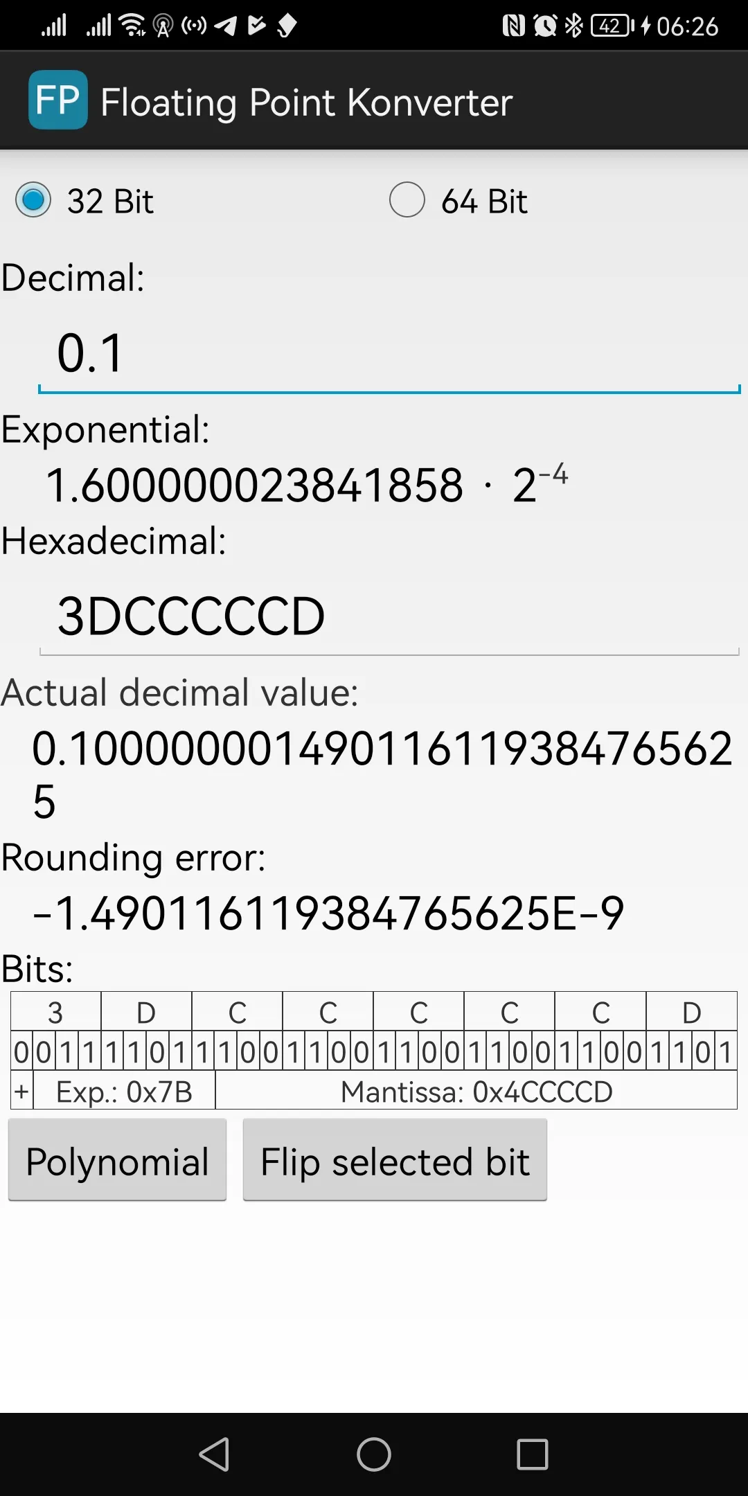 Floating Point Converter | Indus Appstore | Screenshot