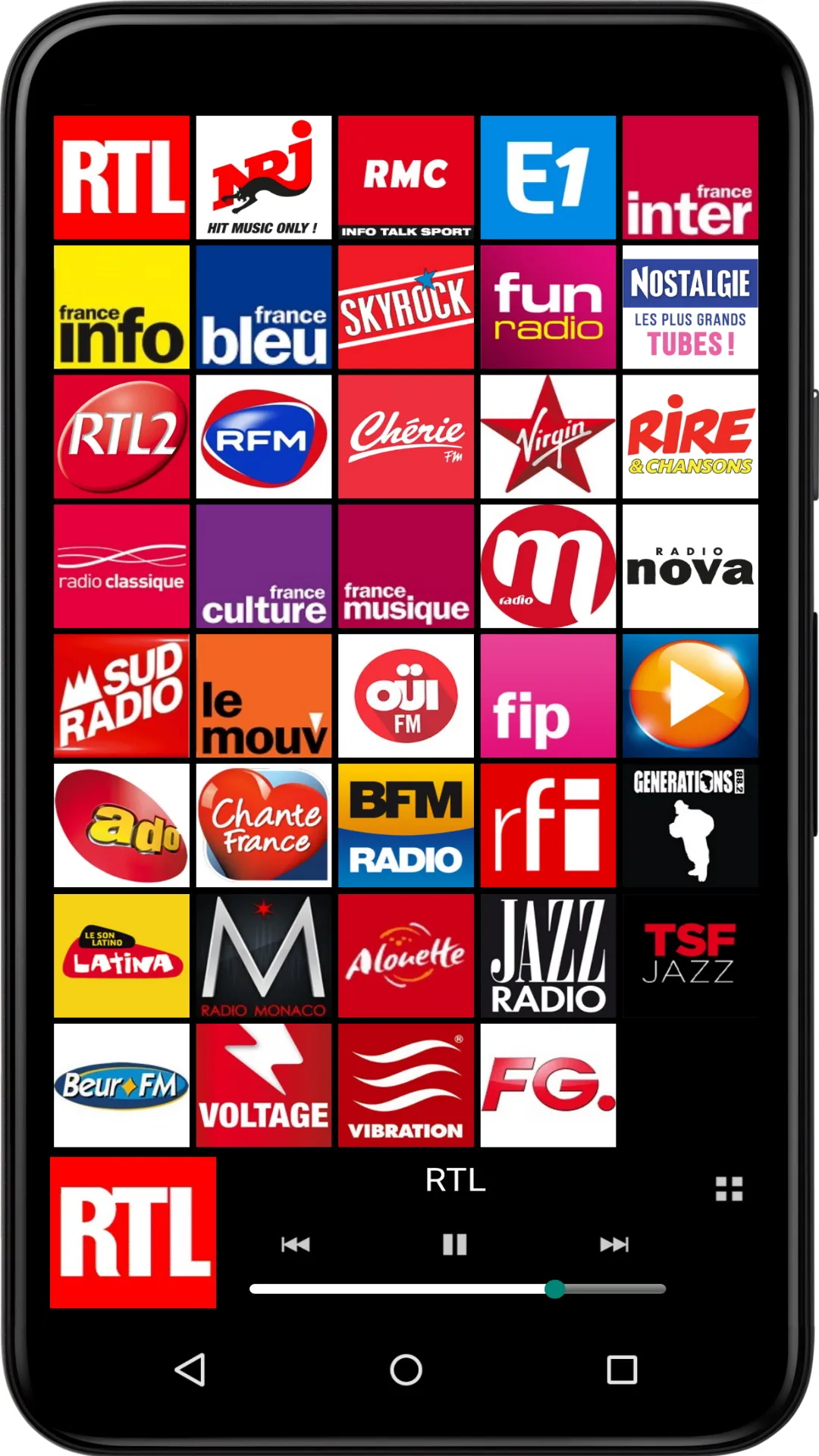 Radios France | Indus Appstore | Screenshot