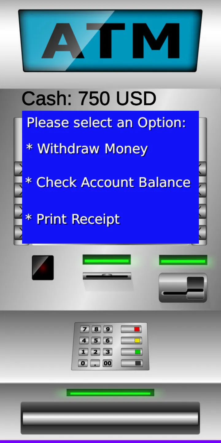 ATM Cash Machine Simulator | Indus Appstore | Screenshot