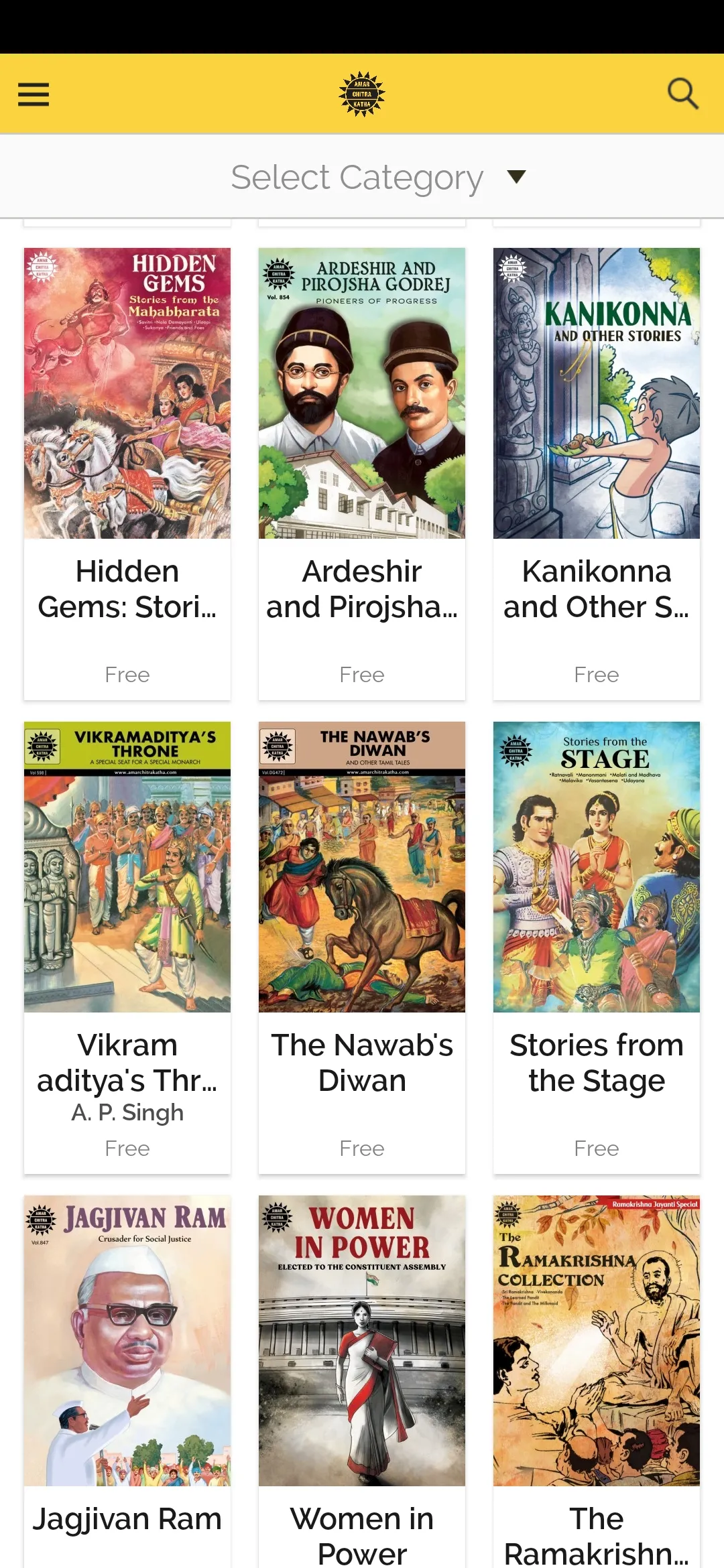 ACK Comics | Indus Appstore | Screenshot