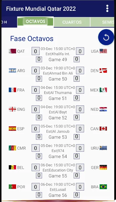 Fixture Mundial | Indus Appstore | Screenshot