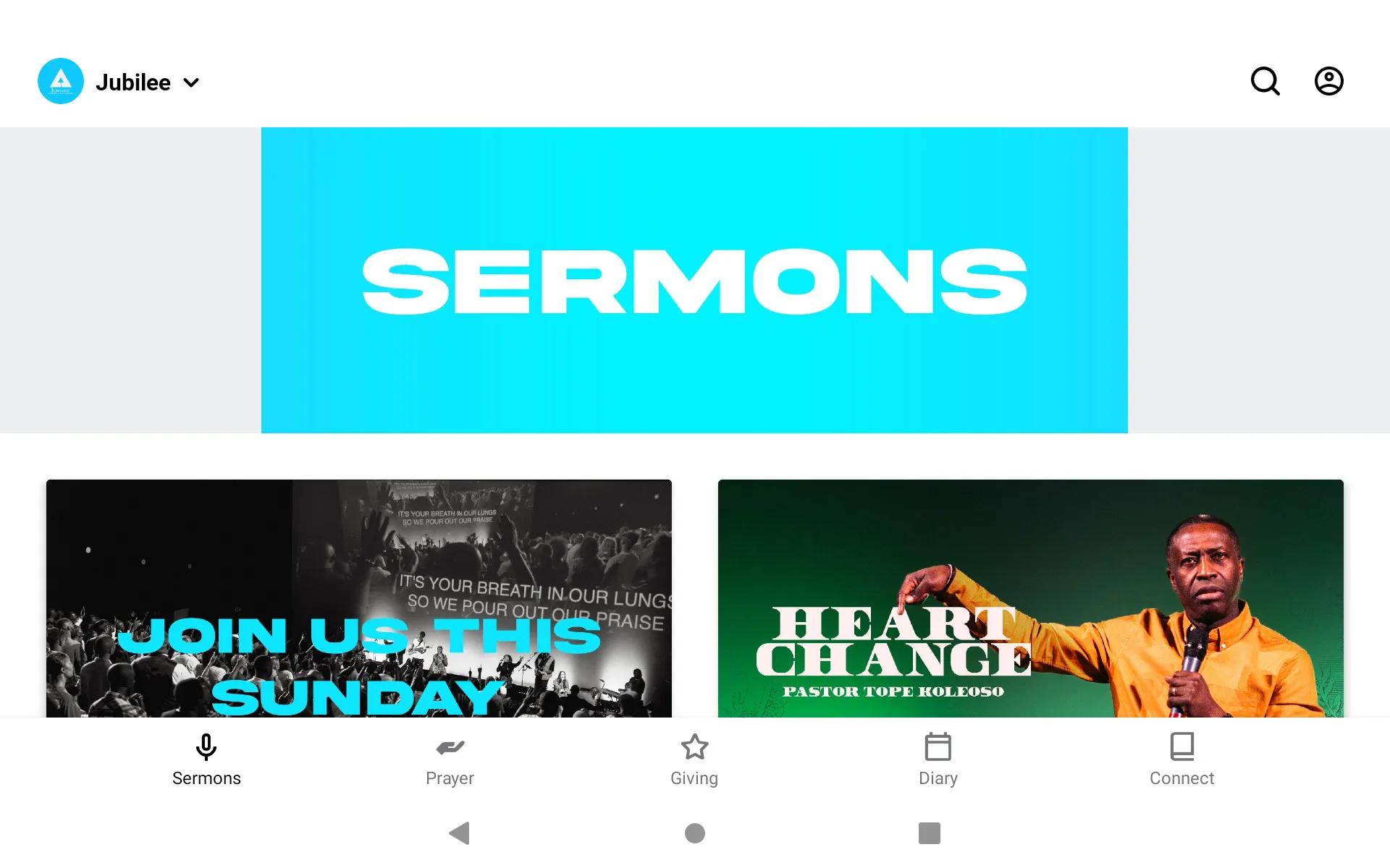 Jubilee Church London | Indus Appstore | Screenshot