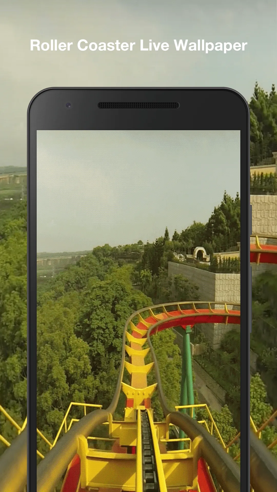 Roller Coaster Live Wallpaper | Indus Appstore | Screenshot