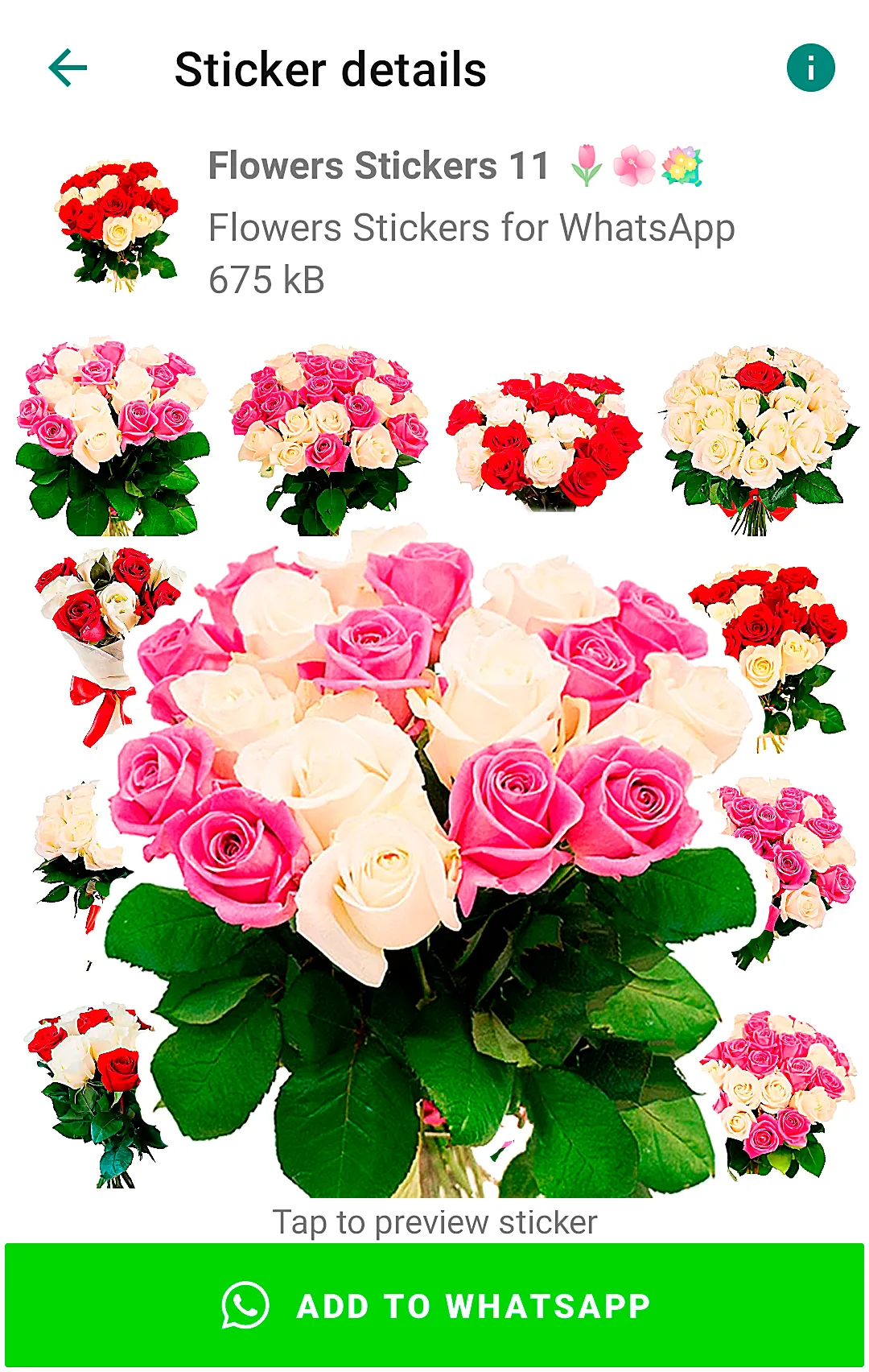 Flowers Stickers for WhatsApp | Indus Appstore | Screenshot