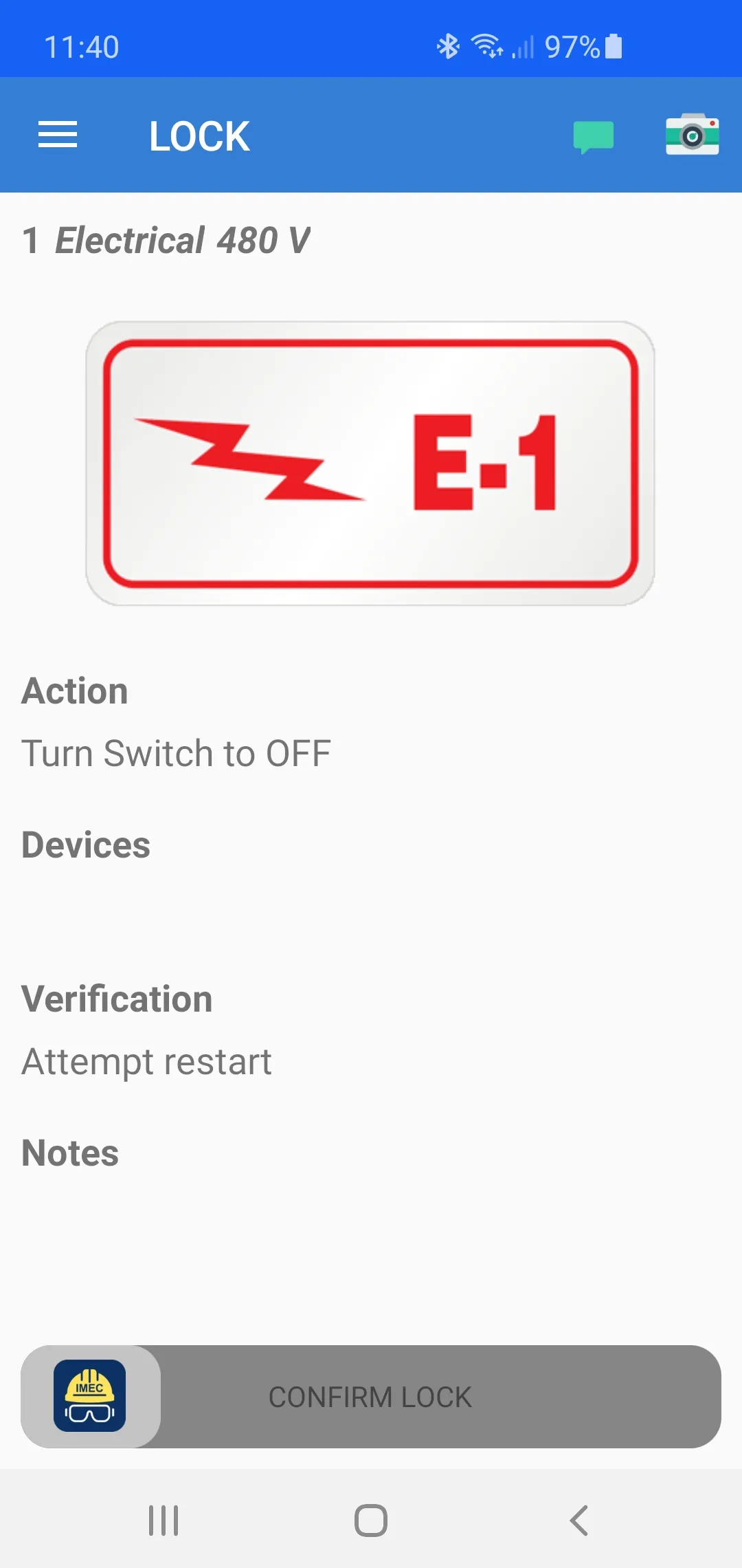 IMEC Lockout Tagout | Indus Appstore | Screenshot