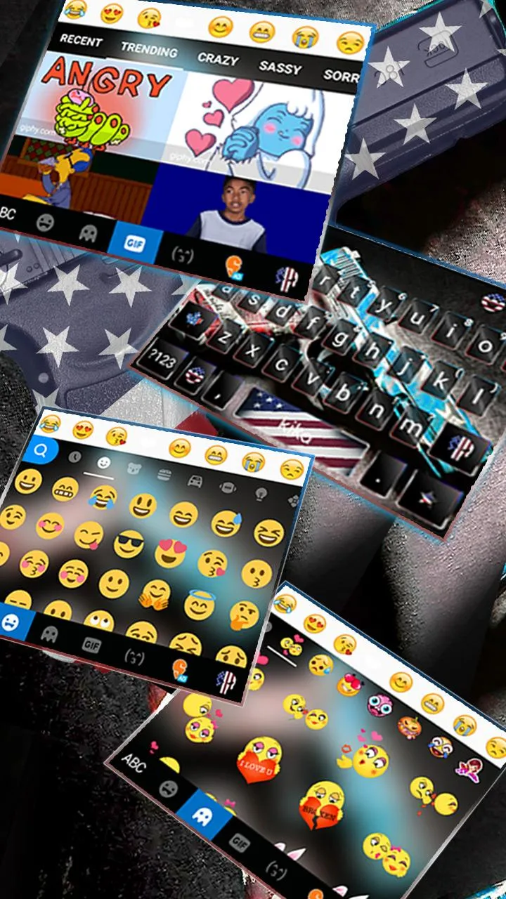 America Guns Keyboard Theme | Indus Appstore | Screenshot