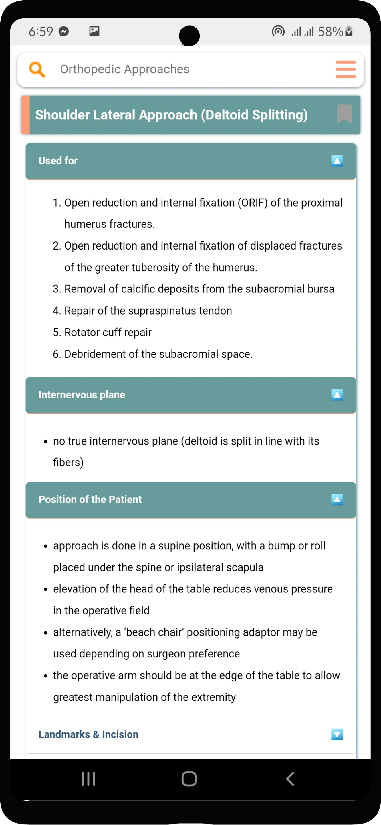 Orthopedic Surgical Approaches | Indus Appstore | Screenshot