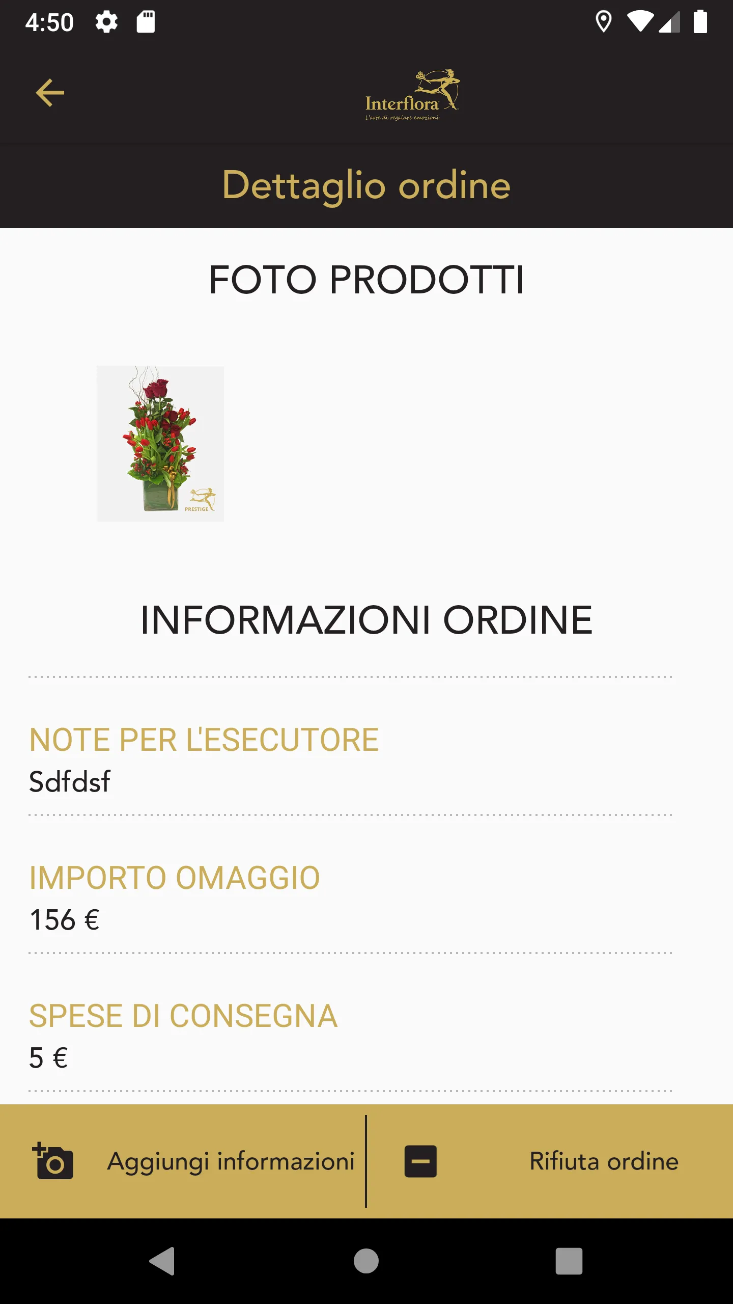 Interflora Fioristi | Indus Appstore | Screenshot