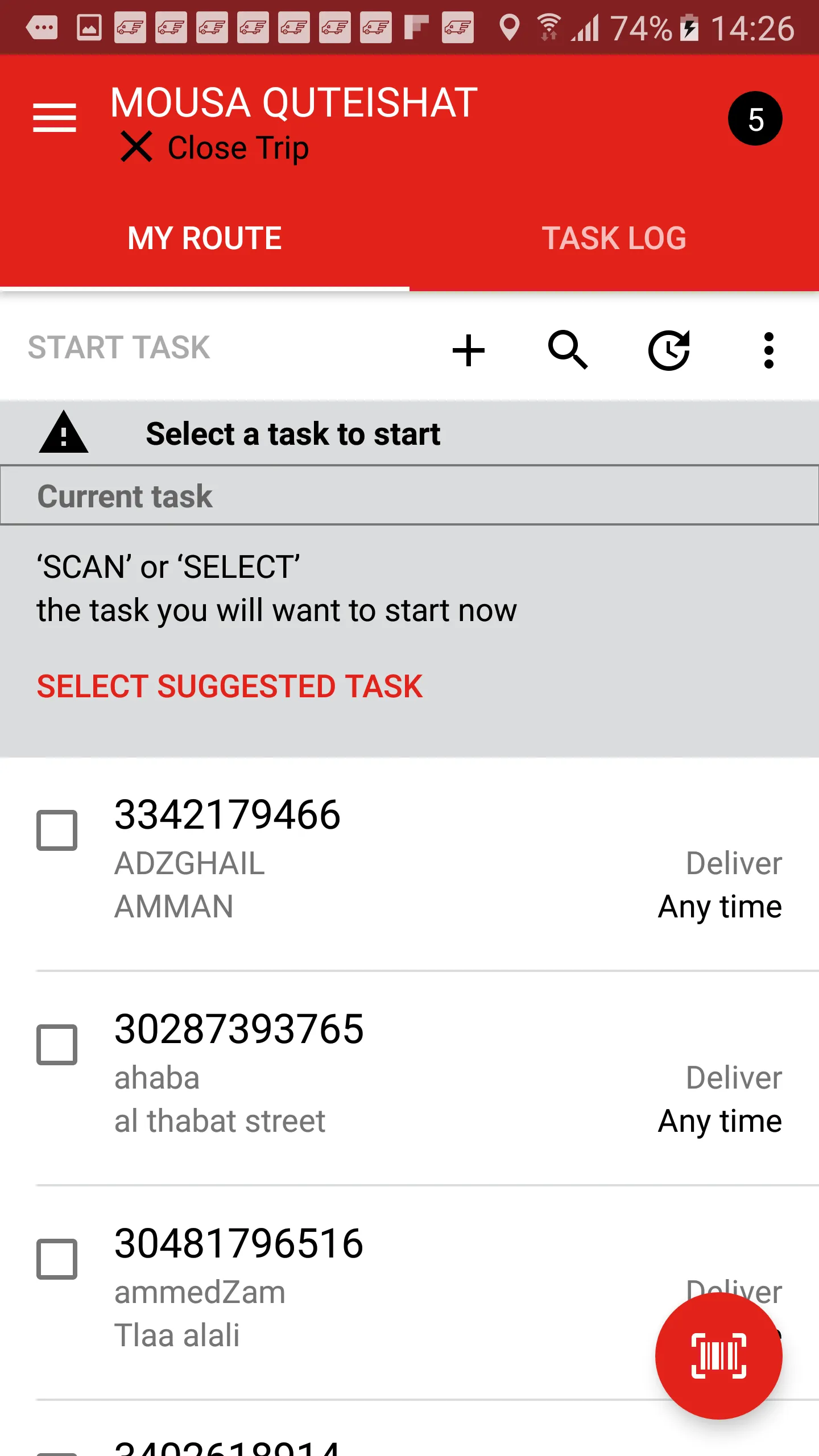 Aramex Courier | Indus Appstore | Screenshot