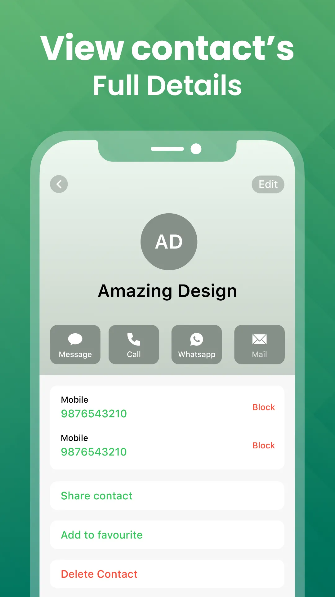 Contacts & Phone Dialer | Indus Appstore | Screenshot