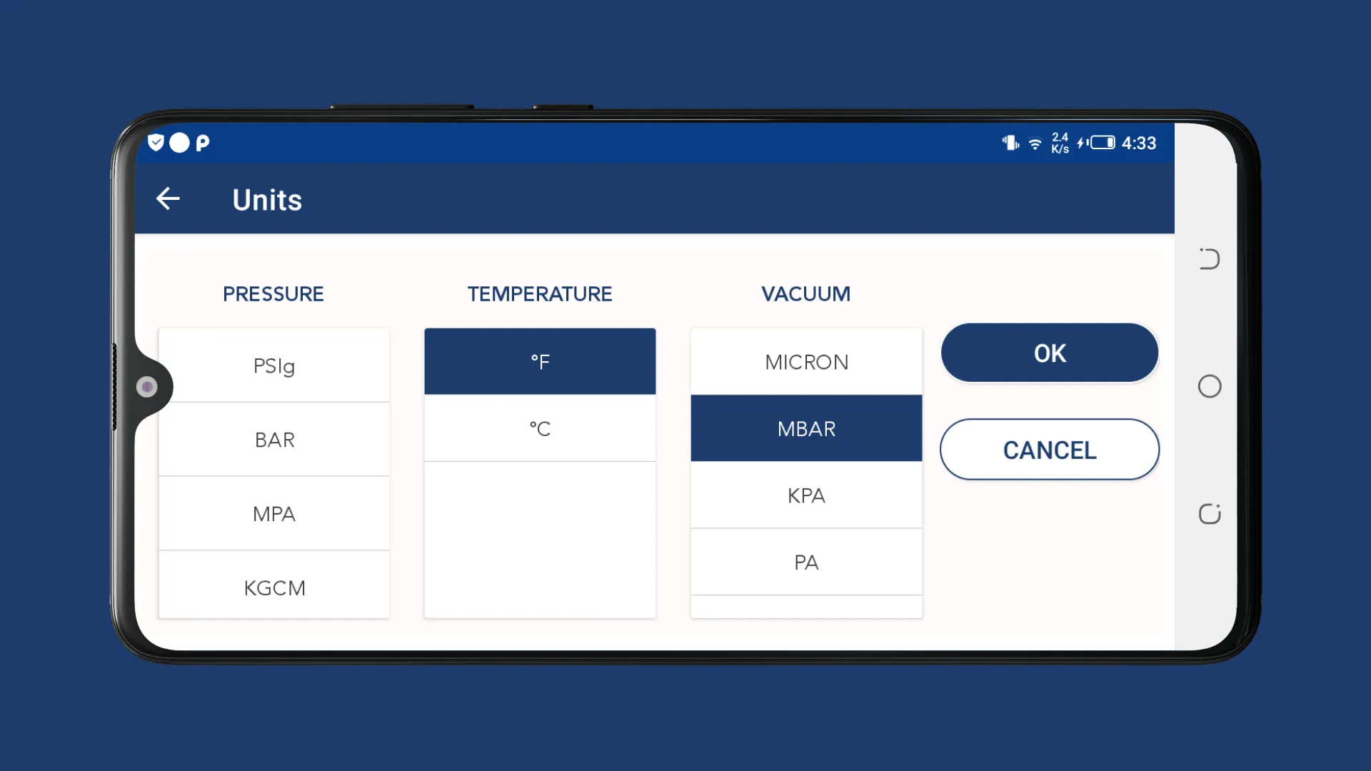 Mastercool® Connect | Indus Appstore | Screenshot