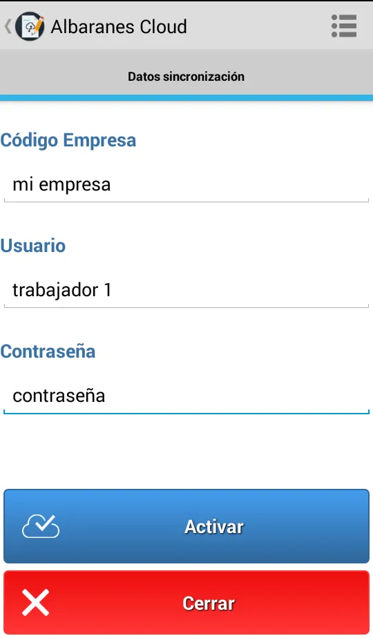 Gestión de Albaranes Cloud | Indus Appstore | Screenshot