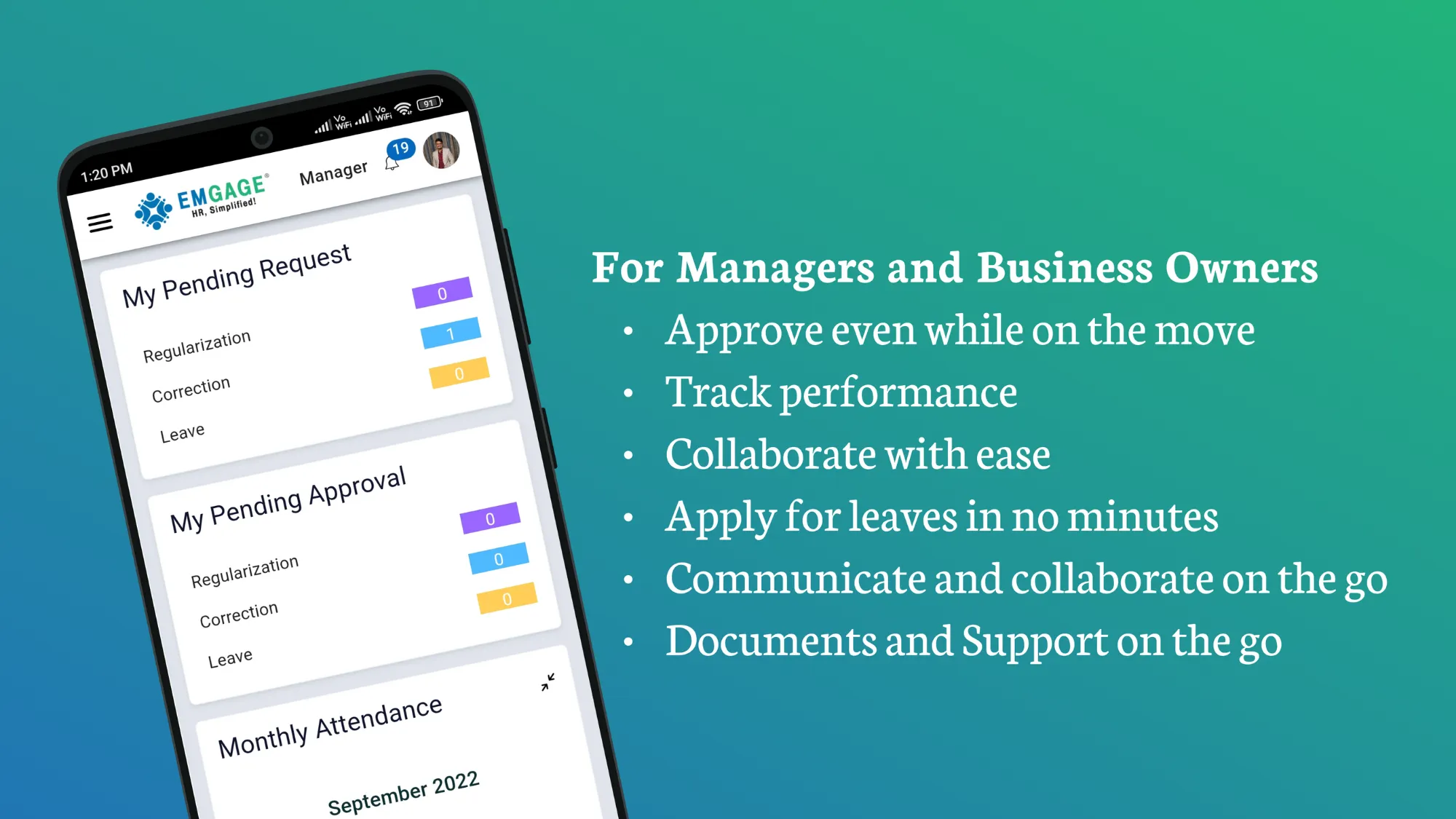 Emgage HRMS | Indus Appstore | Screenshot