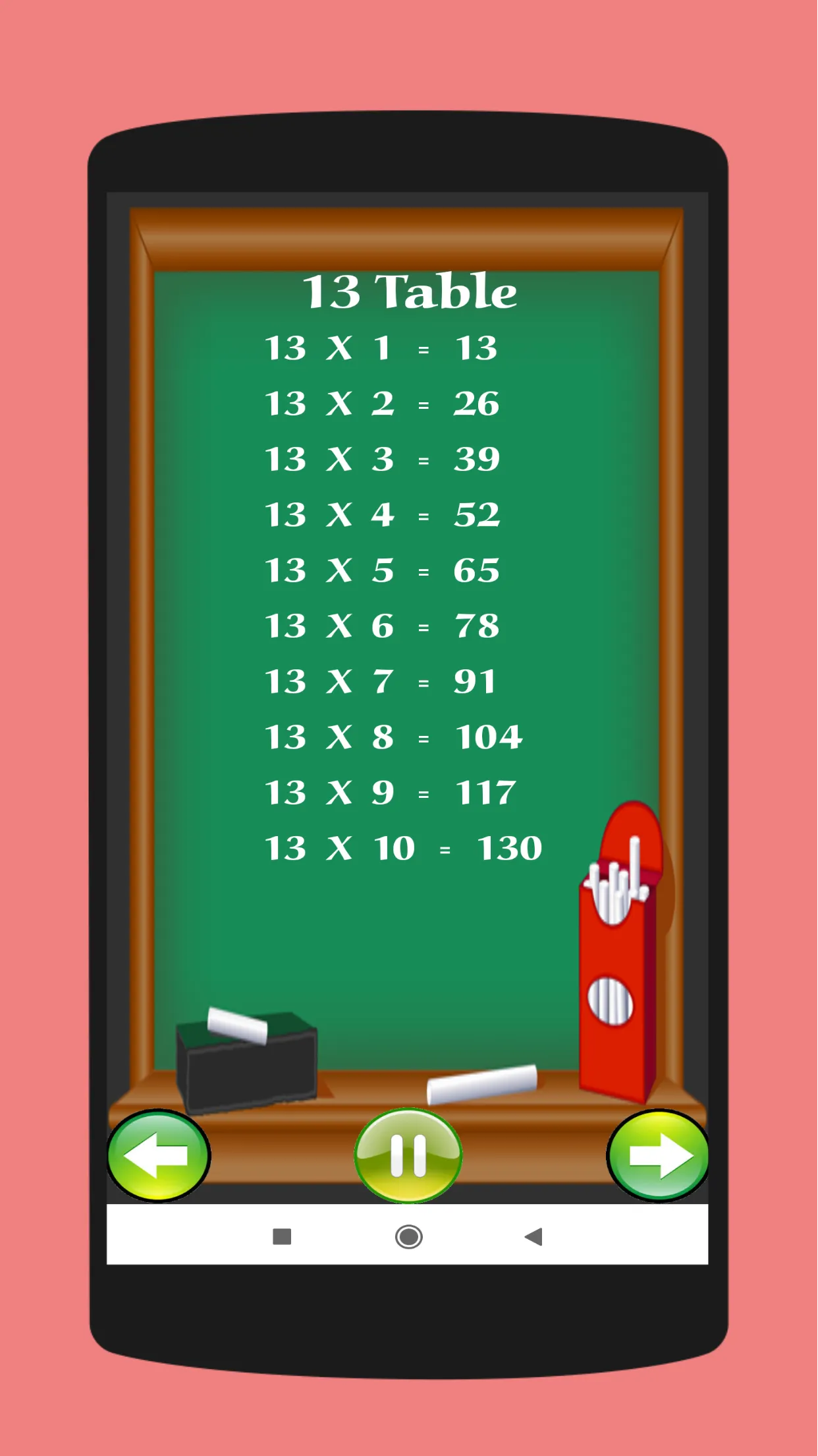 Learn Math Tables | Indus Appstore | Screenshot