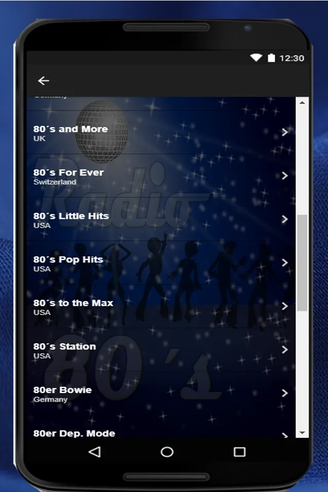 80s Music Radios Free. Eightie | Indus Appstore | Screenshot