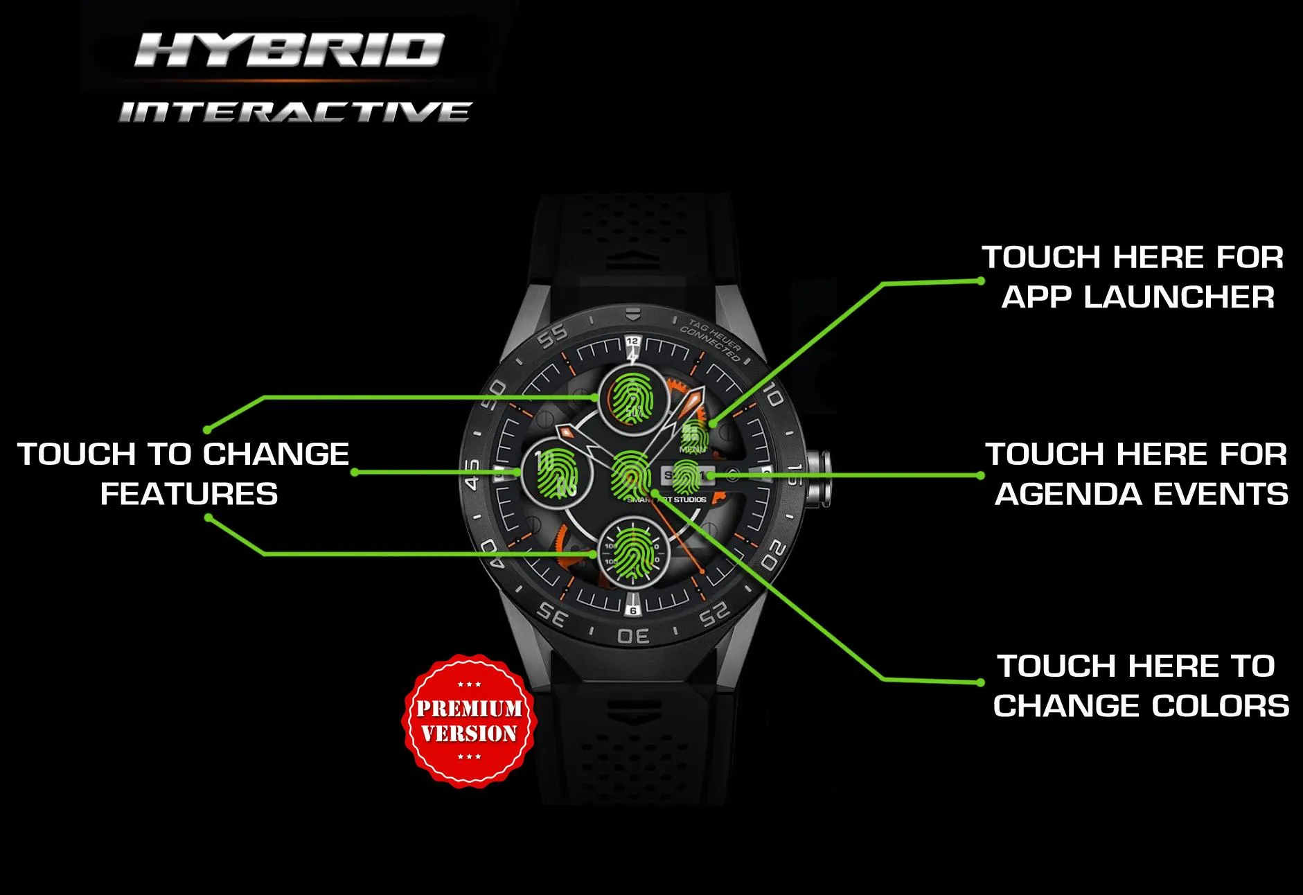 Hybrid 3D Watch Face | Indus Appstore | Screenshot